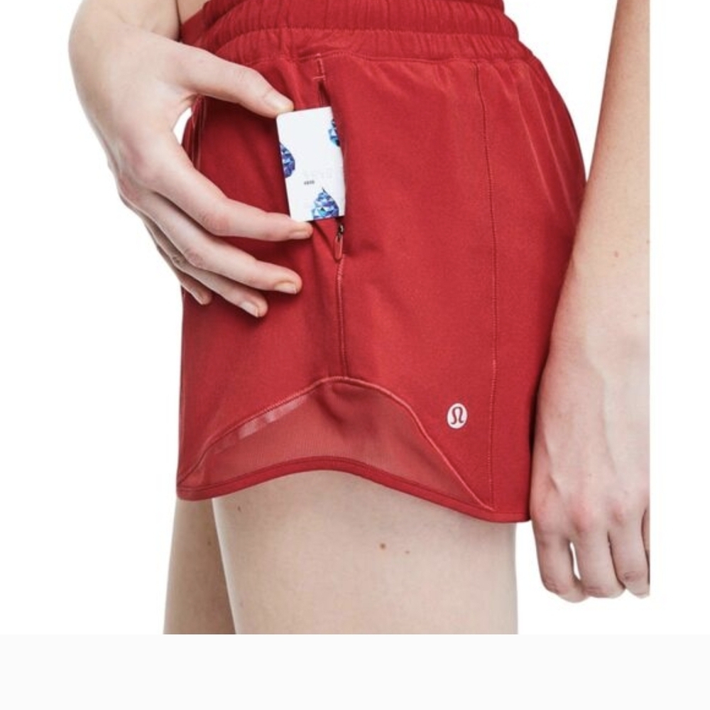 lululemon athletica Women's Red Athletic Shorts